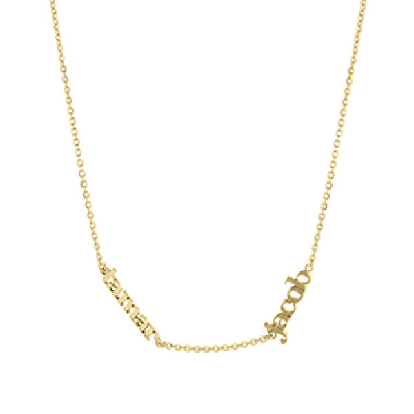 2-Name Lowercase Necklace
