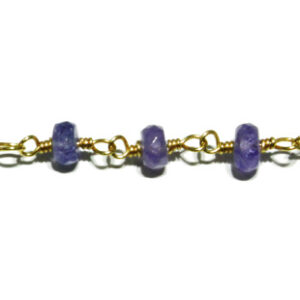 Tanzanite, hand wrapped, wire wrapped