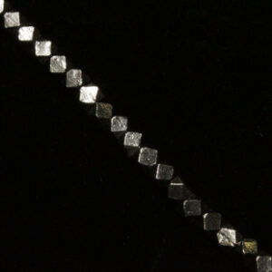 6mm Silver Oxidized Nugget