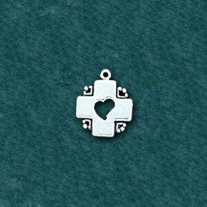 Cross with Cut out Heart: C12826-D