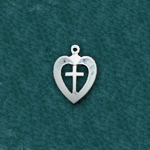 Cross Cut out Heart: C19682-EE