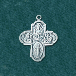 Cross with Christ Mary Peace Dove: C3193-FF