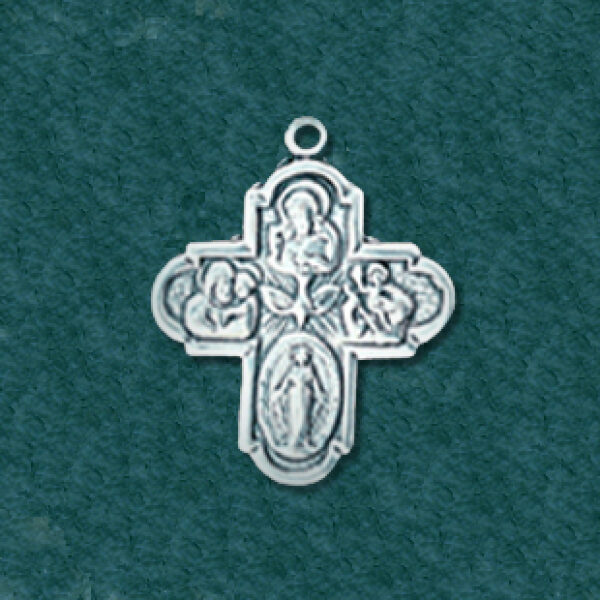 Cross with Christ Mary Peace Dove: C3193-FF