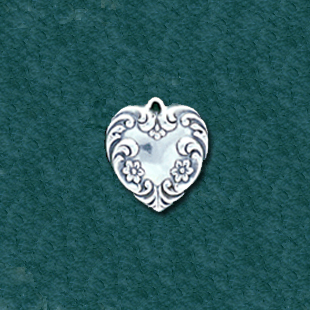 Heart with Flower Design: C3272-E