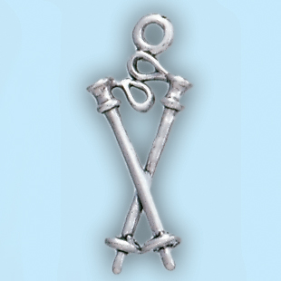 Crosses Ski Poles: LP2286